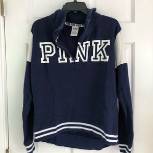 PINK Half-Zip Pullover